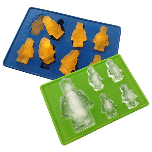 AussieSuperStore Homeware Supplies Silicone Lego Block Robot Man Figure Ice Mould Cube Chocolate Baking Making Tray Silicone Lego Block Robot Man Figure Ice Mould Cube Choco Baking Tray CBROBOTICEPACK2